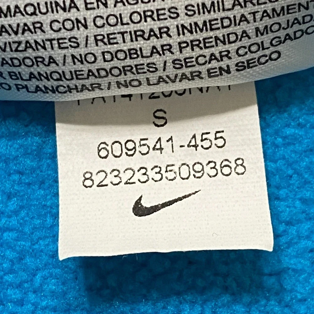 Nike Team NFL Apparel Mens Jacket S Hoodie Full Zip Therma-Fit Carolina Panthers